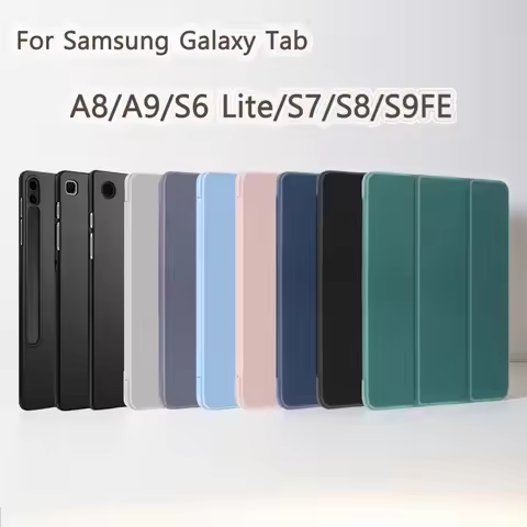 For Samsung Galaxy Tab A8 A9 Plus S6 Lite S7 S8 S9 FE 10.4 11 X200 X210 X110 P610 P620 Magnetic Flip