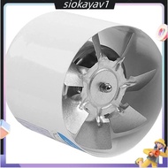 4 Inch Inline Duct Fan Air Ventilator Metal Pipe Ventilation Exhaust Fan Mini Extractor Bathroom Toilet Wall Fan