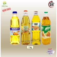 Minyak Masak 1 kg Botol (Saji/Alif/Seri Murni/Buruh) -Cooking Oil