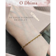 O'Dhima Diamond Bracelet 9k Gold (9OW0004)