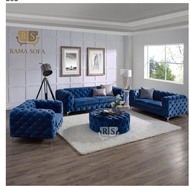 Rama sofa - sofa chesterfield kancing seribu sofa mewah sofa modern kursi tamu sofa jaguar king