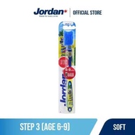 HILOLI - JORDAN TOOTHBRUSH ORAL CARE KIDS STEP 3 SUPER SOFT - TOOTHBRUSH FOR CHILDREN AGED 6-9 YEARS