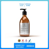 HONOR BACCARAT 3-in-1 Body Wash - Shower Gel, Shampoo and Conditioner 300ml (3-in-1 Bath Soap)
