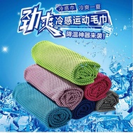 Summer Ice Silk Cold Sensation Sports Towel Outdoor Fitness Cool Towel Quick-Drying Cooling Towel Fi