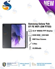 Samsung Galaxy Tab S7 FE WiFi (SM-T733) Original Samsung Malaysia Warranty (4GB Ram + 64GB Rom)