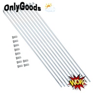ONLYGOODSS 10 Set Bike Spokes, Carbon Steel 13G ,2.2mm Diameter Cycling Spokes, Durable Sliver with 