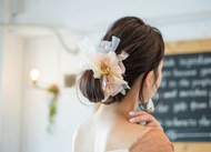 party || rosé || 彩色花漾編織髮圈 || 髮飾 / 細髮圈