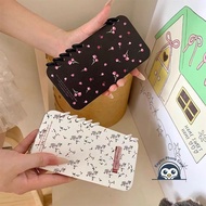 Flower Flip Book Phone Case For Samsung Galaxy S25 S24 S23 Ultra A55 A54 A53 A52 A52S A35 A34 A33 A2