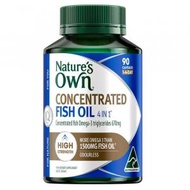 Nature's Own - [授權銷售代理商]魚油 4 合 1 濃縮 Omega 3 - 90 粒 90pcs/box