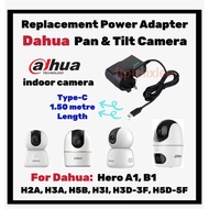 Replacement power adapter Dahua indoor cctv Camera for Hero A1, B1, H2A, H3A, H5B, H3I, H3D, H5D 1.5