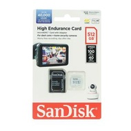 512GB High Endurance UHS-I micro SDXC 記憶卡 100MB/s (SDSQQNR-512G-GN6IA)