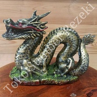 Miniature Gold Dragon Statue Gold Dragon Statue Aquarium Decoration Miniature Aquarium Mockup