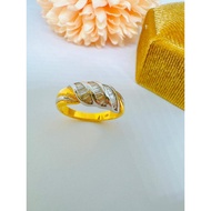 835 黄金梯形钻石戒指 I 835 Gold Diamond Ring