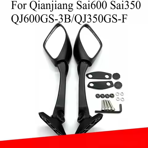 For Qianjiang Sai600 Sai350 QJ600GS-3B/QJ350GS-F Motorcycle Side Rearview Mirror Replacement Reflect