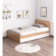 ZYUNF Bed Frame Modern Solid Wood Storage Bed Small Home Multi-functional Bed Frame Tatami 251022 FC