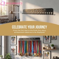 MXMUSTY Medal Display Rack, Large Capacity Sturdy Award Hanger Holder, Organizer 20 Hooks Wall Mount