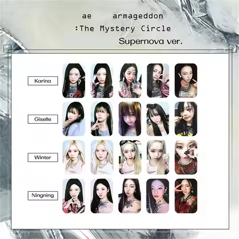 KPOP WINTER Photocards Albums Postcard KARINA GISELLE NINGNING Lomo Card Fans Collection Gift