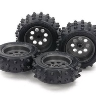 TAMIYA 15547 SPIKE TIRE & WHEEL SET (FOR EZ CHASSIS)