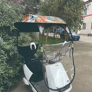🌈New model upgrade in 2024🌈 motorcycle canopy 17 times thickened foldable sunscreen coating UPF>60 1