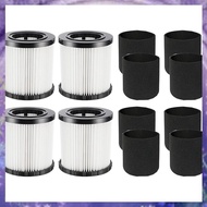 (Y W Z H)For  DCV580H(Cordless) 20V Wet/Dry VAC Replacement Filter- 4 PCS DCV580H DCV581H, Includes 