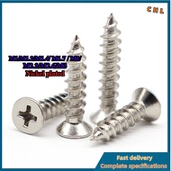 CSK Phillips Flat Head Self Tapping Screw | Nickel-plated | w | Countersunk Skru Besi M1/M1.2/M1.4/M