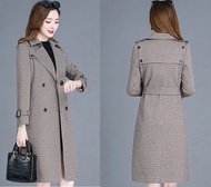 Áo Khoác Dạ Caro Dáng Dài Sang Trọng - Glady G103 - Áo Khoác Dạ Cổ Vest Dáng Dài Phong Cách Trẻ Trun