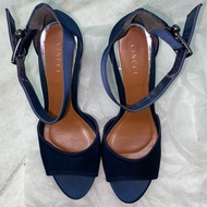[Size 8] 100% New Vincci Navy Blue High Heels Platform Shoes