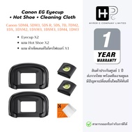 Eyecup Canon EG Eye Rubber + Hot Shoe Level + Lens Cleaning Cloth 5DM4 5DM3 5DS 7D 7DM2 1DX1 DXM3 1D