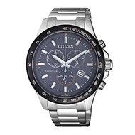 Citizen Eco-Drive AT2424-82H Chronograph Quartz/Solar-Powered Silver Stainless Steel Strap Men Watch