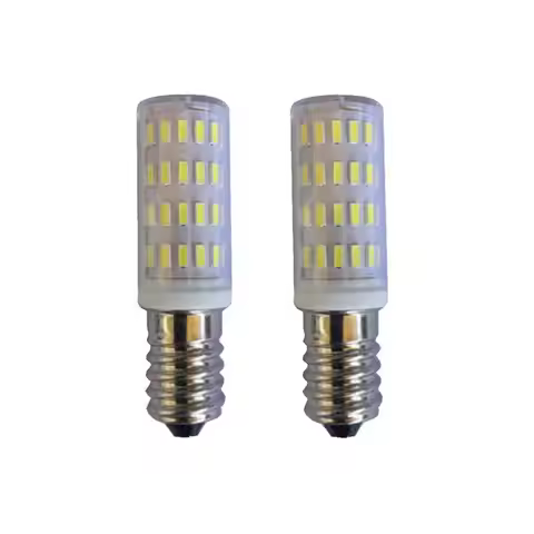 E14 12v LED Bulbs 24V AC / DC 5W 63LED 4014 , 400-450 Lumen. Dimmable , for Solar-Powered Cemetery S