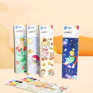 SHEDE Gouache Art Fairy Prince Coloring Game Toys Painting Supplies DIY Bookmarks Graffiti Picture Book School Art Supplies Pocket Drawing Book Watercolors Coloring Books Gouache Graffiti Picture Book Gouache Picture Book Blank Doodle Book Set