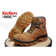 Sepatu Safety Boots Pria KICKERS Ori Suede Proyek Lapangan Touring