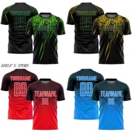 Premium (Black and green speckled design)Philippines Green Splash Jersey Custom Team Name Number 00 