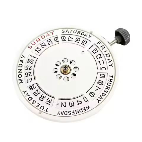 8200 movement up and down calendar 12 o'clock week new original automatic movement 8285 double calen