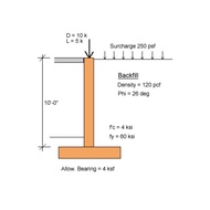 Basement Wall Design Spreadsheet to BS8110