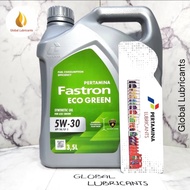 ALL NEW! Lamborghini Pertamina Fastron ECO Green 5W-30 35 Liter (Oli Mesin Bensin LCGC/ Kapasitas < 