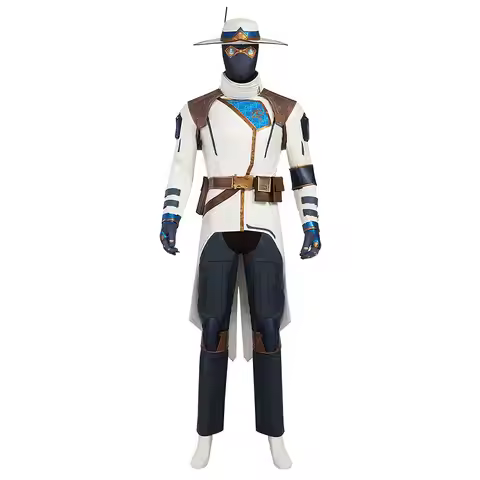 Valorant Cypher Cosplay Costume Men Disguise Full Set Clothing Halloween Carnival Part Suit