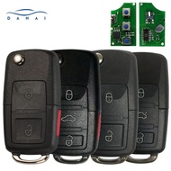 dahai 1J0959753AG  For VW Beetle Bora Golf Passat Polo Transporter T5 Flip Remote seat altea Key 434
