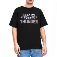 Funny War Thunder Logo T-Shirts Men Women's Crew Neck 100% Cotton Short Sleeve Tees Summer Clothes