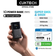 【ccc certified】CUKTECH 10 Mini Xiaomi55W Fast Charging 10000mAh  3C Power Bank with cable |  Portabl