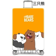 【 Iwork 】 Elastic Thick Wear (Three Bear) Luggage Set The Buy Three Luggage Set 【 Iwork 】