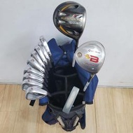 二手品TaylorMade r7 1木+BURNER 3木+rac 3-S鐵桿組+Callaway 推桿+球袋 SET