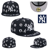 Men's New .Er.a MLB New York Yankees Team Confetti 5.9F..IFTY Fitted Hat Fully Enclosed Letter Embro