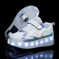 Children's Light Double Walking Shoes Light Shoes Wheel Shoes Wheel Skate Shoes