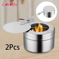 [Lohobby] 2-piece Buffet Warmer Fuel Holder, Can Fuel Boxes, Parties, Fuel Can Holder Set for Cateri