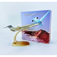 16cm Zinc Alloy Solid Model Aircraft Civil Service Aircraft Gulfstream Astronaut G650ER Prototype Mo