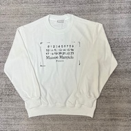 France original maison margielaˉCross-border Makira Mm6 High Quality Embroidered Letters Round Neck 