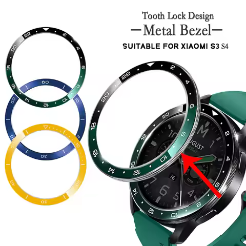 Metal Bezel Ring For Xiaomi Watch S3/S4 Watch Bezel Decoration For Xiaomi Watch S4 Styling Frame Cas