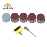 100Pcs 25Mm 1 Inch Sander Disc Sanding Disk 100-3000 Grit Paper With 1Inch Abrasive  Pad Plate + 1/8 Inch Shank For Dremel Rotary Tool