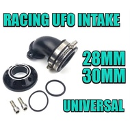 28MM 30MM UFO UNIVERSAL RACING INTAKE PIPE UFO TENGKUK RACING EX5 DREAM WAVE WAVE125 CLASS1 ALPHA WA